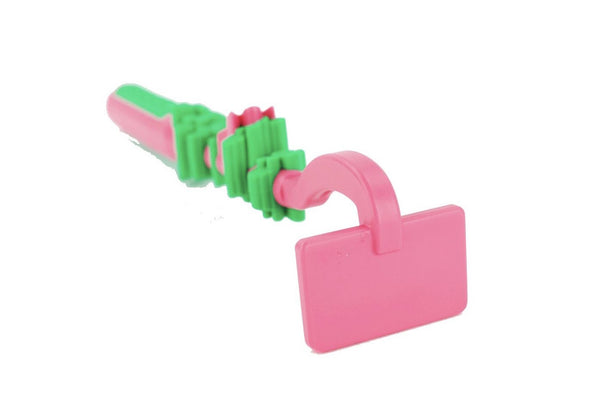 Constructive Eating Willow-the-Fairy Garden Hoe Pusher makes eating fun and easier for toddlers